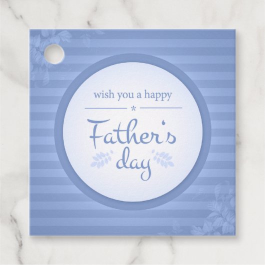 wünscht euch glücklichen Vatertag Geschenkanhänger (Vorderseite)