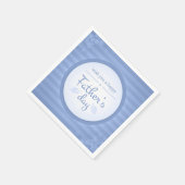 wünscht euch glücklichen Vatertag Serviette (Ecke)