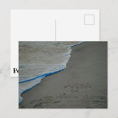 Wünscht euch, ihr wäret hier Beach Postkarte (Vorne/Hinten)