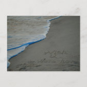 Wünscht euch, ihr wäret hier Beach Postkarte (Vorderseite)