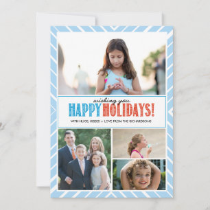 Wünscht frohe Feiertage x4 Feiertagskarte