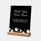 Wünscht ihr euch hier das Gedenkmal der weißen Blu Acrylschild (Winkel)