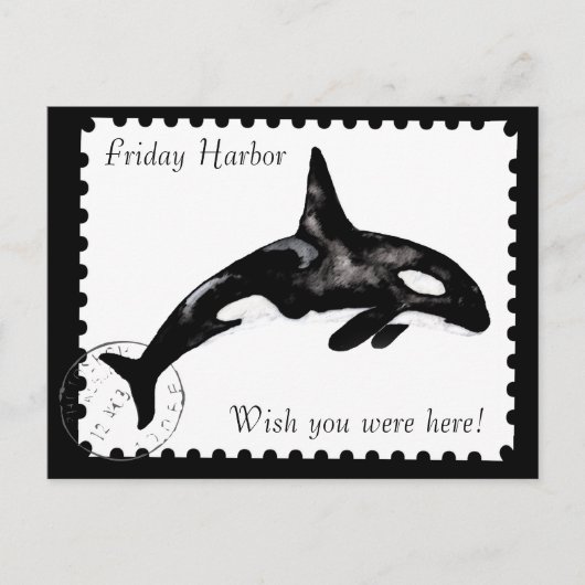 Wünscht, ihr wäret hier! postkarte (Vorderseite)