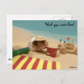 Wünscht, ihr wäret hier! postkarte (Vorne/Hinten)