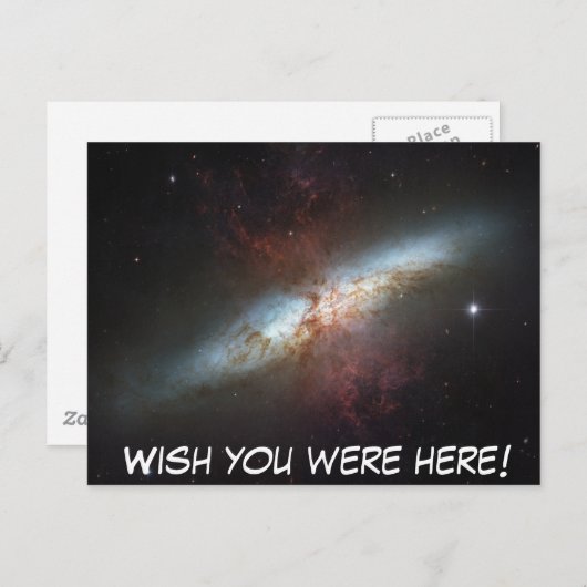 Wünscht, ihr wäret hier! postkarte (Vorne/Hinten)