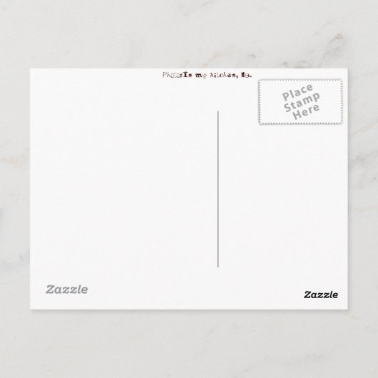 Wünscht, ihr wäret hier! postkarte (Rückseite)