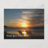 Wünscht, ihr wäret hier! (Postkarte) Postkarte (Vorderseite)