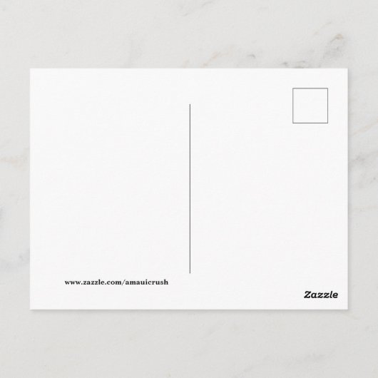 Wünscht, ihr wäret hier Sandy Beach? Postkarte (Rückseite)