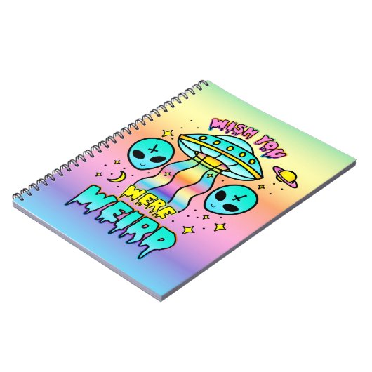 Wünscht, komisch zu sein - Außerirdischen Notizblock (Linke Seite)