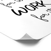 Wünscht nicht, dass es Motivierend funktioniert Poster (Ecke)