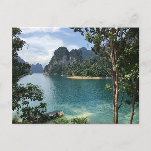 Wünscht, wir wären hier! Shot aus Thailand. Postkarte (Vorderseite)