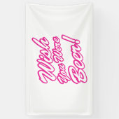 Wünschte, du wärest Bier! Banner (Vertikal)