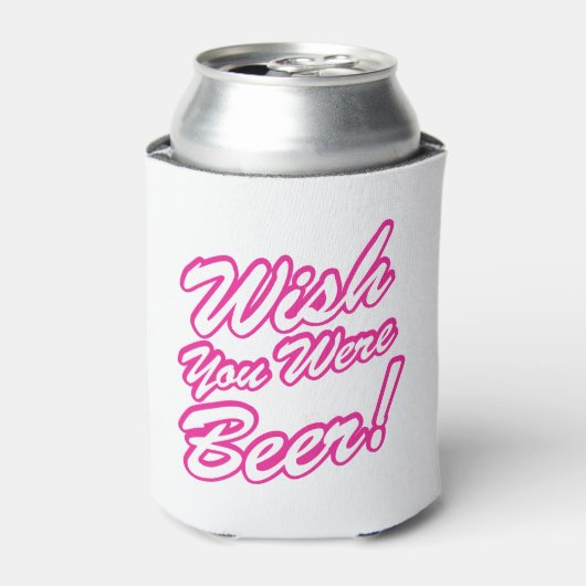 Wünschte, du wärest Bier! Dosenkühler (Kanne Vorderseite)