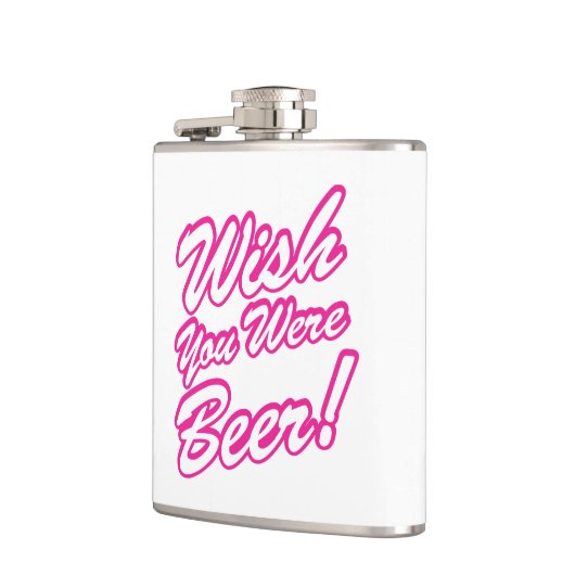 Wünschte, du wärest Bier! Flachmann (Links)