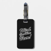 Wünschte, du wärest Bier! Gepäckanhänger (Rückseite vertikal)