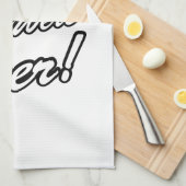 Wünschte, du wärest Bier! Geschirrtuch (Viertel Falte)