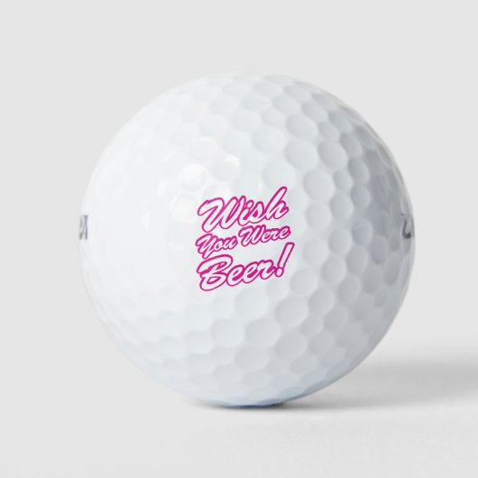Wünschte, du wärest Bier! Golfball (Vorderseite)