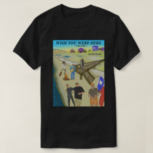 Wünschte, du wärst 3 hier dunkel T-Shirt