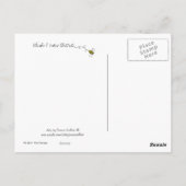 Wünschte, ich wäre dort Postkarte (Rückseite)