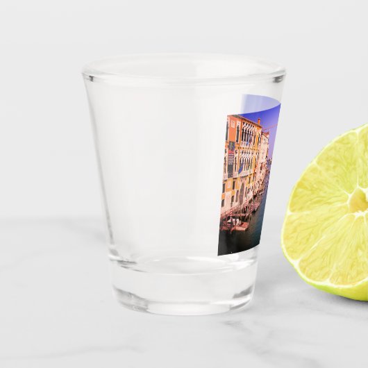 Wünschte, ich wäre in Venedig Italien auf dem Wass Schnapsglas (Links)