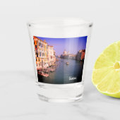 Wünschte, ich wäre in Venedig Italien auf dem Wass Schnapsglas (Vorderseite)