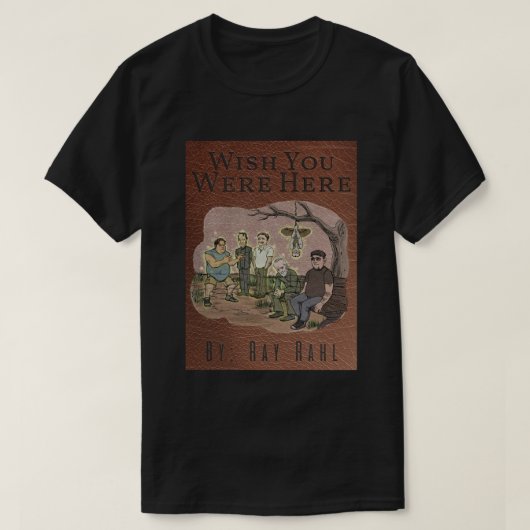 Wünschtest du, du wärst hier dunkel T-Shirt (Design vorne)