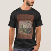 Wünschtest du, du wärst hier dunkel T-Shirt (Vorderseite)