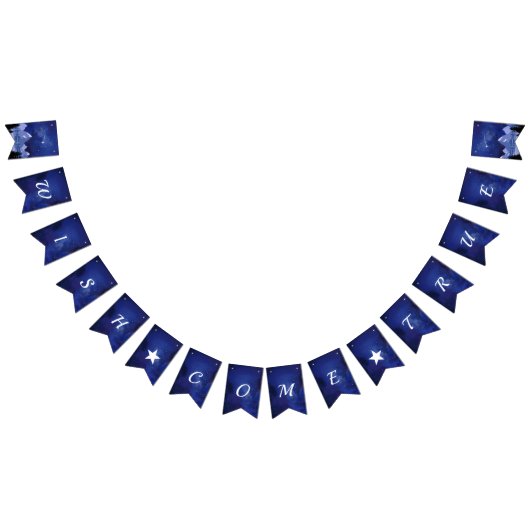 Wunschtraum Nachthimmel Wunschstern Wimpelkette (Alle)