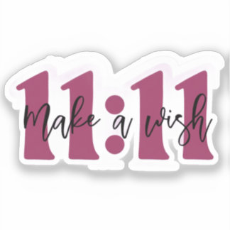 “Wunschzettel 11:11 Aufkleber – Lass deine Träume 