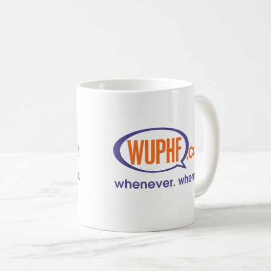 WUPHF.com-Kaffee-Tasse Kaffeetasse (VorderseiteRechts)