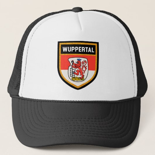 Wuppertal-Flagge Truckerkappe (Vorderseite)