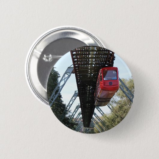Wuppertal Floating Train / Wuppertaler Schwebebahn Button (Vorne & Hinten)