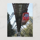 Wuppertal Floating Train / Wuppertaler Schwebebahn Postkarte (Vorderseite)