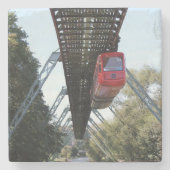 Wuppertal Floating Train / Wuppertaler Schwebebahn Steinuntersetzer (Vorderseite)