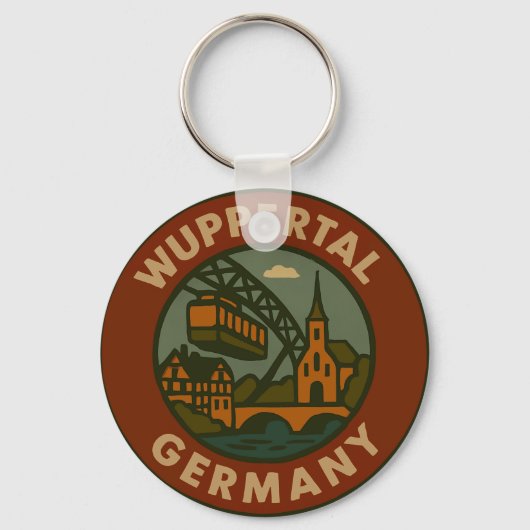 Wuppertal Germany City Art Schlüsselanhänger (Vorderseite)