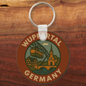Wuppertal Germany City Art Schlüsselanhänger (Rückseite)