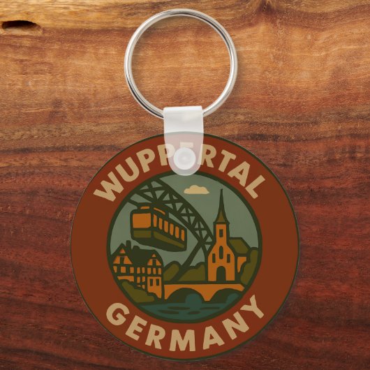 Wuppertal Germany City Art Schlüsselanhänger (Vorderseite)