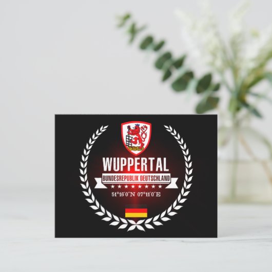 Wuppertal Postkarte (Stehend Vorderseite)