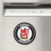 Wuppertal Round Emblem Magnet (In Situ (Geschirrspüler))