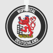 Wuppertal Round Emblem Ornament (Rückseite)