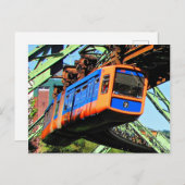 Wuppertal Schwebebahn in Elberfeld Postkarte (Vorne/Hinten)