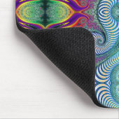 Wurburbo Fraktal-Kunst-Entwurf Mousepad (Ecke)