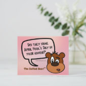 Wurde der Aprilscherz zu deiner Ehre genannt? Postkarte (Stehend Vorderseite)