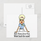 Wurde dort getan, dass postkarte (Vorne/Hinten)