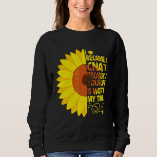 Wurde ein Cna-Pfleger-Tag Woche Pfleger Leben Humo Sweatshirt