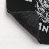 wurde ein Handkorb-Spaß bedrängte Pitchfork Mousepad (Ecke)