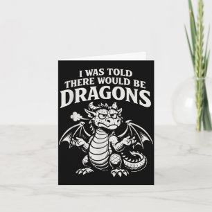 Wurde gesagt, dass es lustige mürrische Drachen ge Karte
