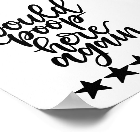 würde hier wieder Print Gekackt Poster (Ecke)