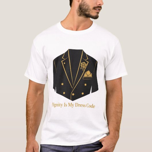 Würde ist mein Dresscode Funeral Tee (Vorderseite)