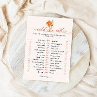 Würde sie eher Aperol Spritz Brautparty Game